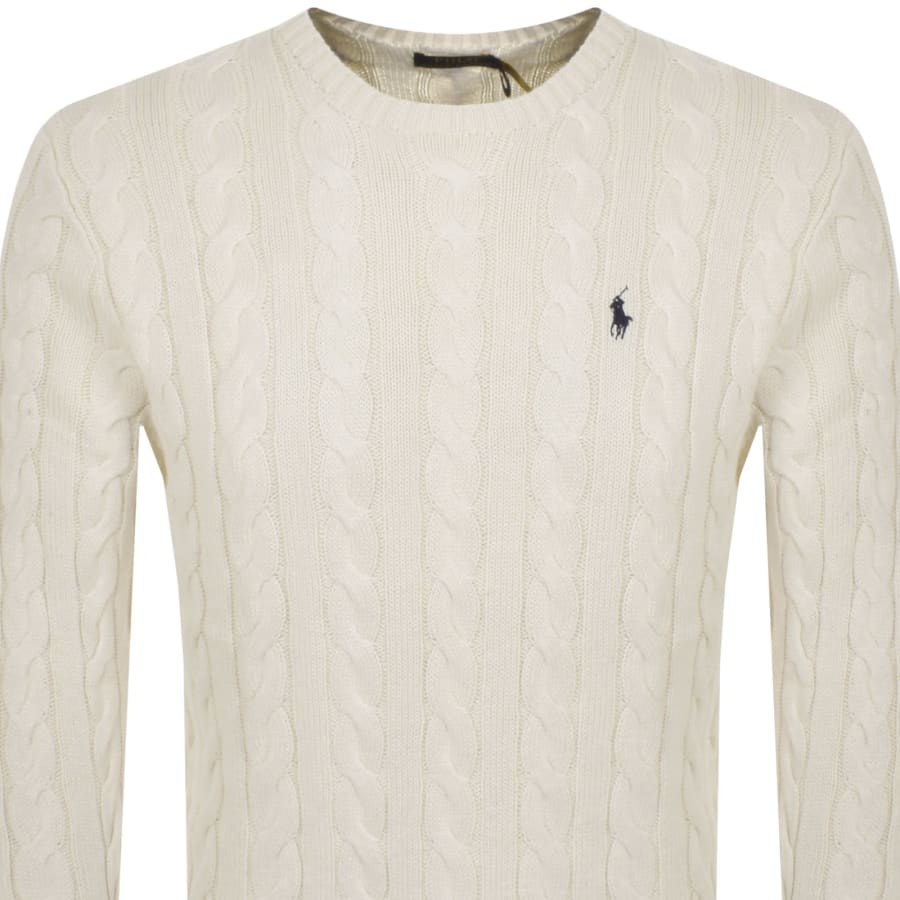 Ralph Lauren Cable Knit Jumper Cream